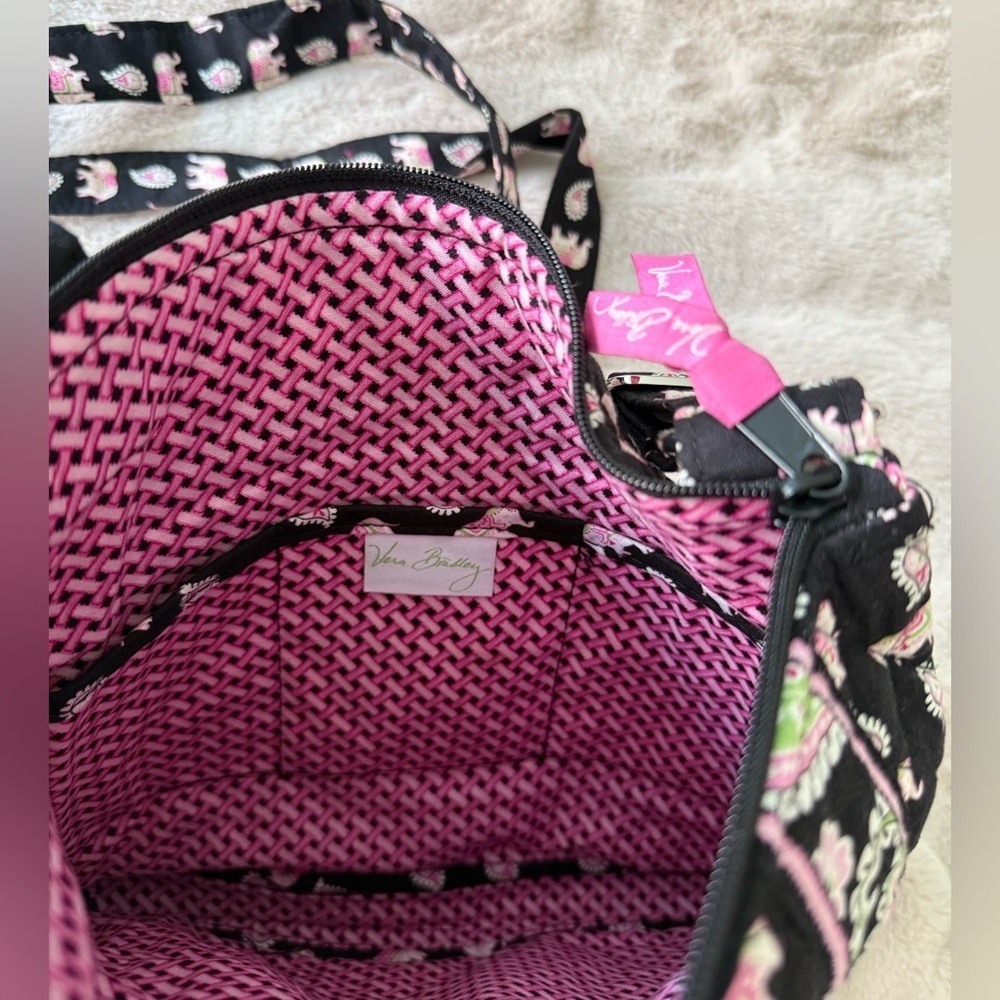 Vera Bradley Vintage Hipster Crossbody Bag Pink Elephant 🐘🩷 - Picture 8 of 10